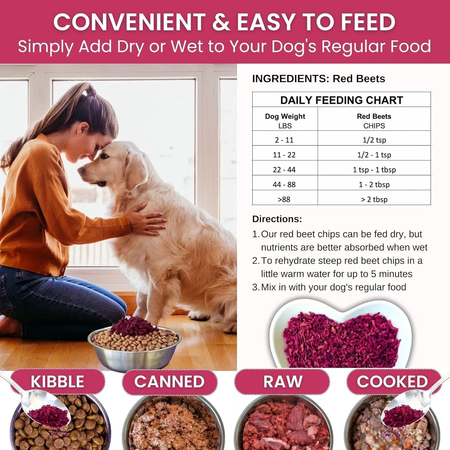 Remolacha Roja Deshidratada Para Perros Apoyo Inmunológico Y Piel Sana