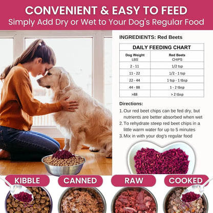 Remolacha Roja Deshidratada Para Perros Apoyo Inmunológico Y Piel Sana