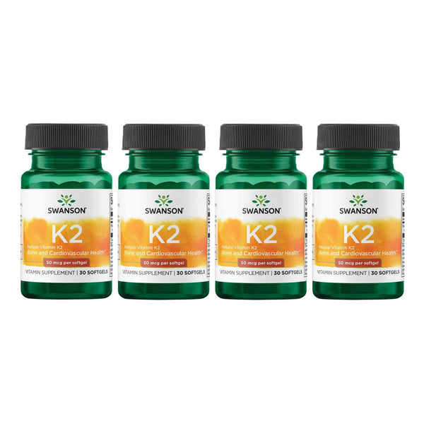 Vitamina K2 Menaquinona-7 Natural 50 Mcg 30 Cápsulas Salud Ósea Y Cardiovascular