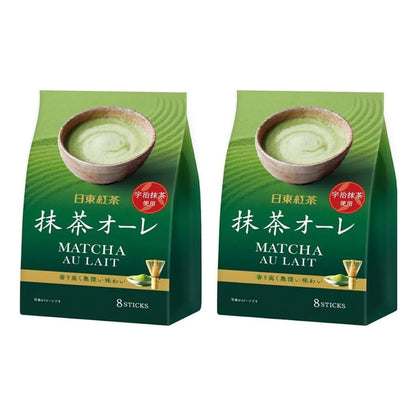 Té Japonés Matcha Latte En Polvo Con Leche Real Lote Doble 200g