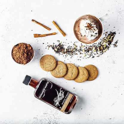 Jarabe De Arce Orgánico Premium 355 Ml Puro Con Canela Y Vainilla