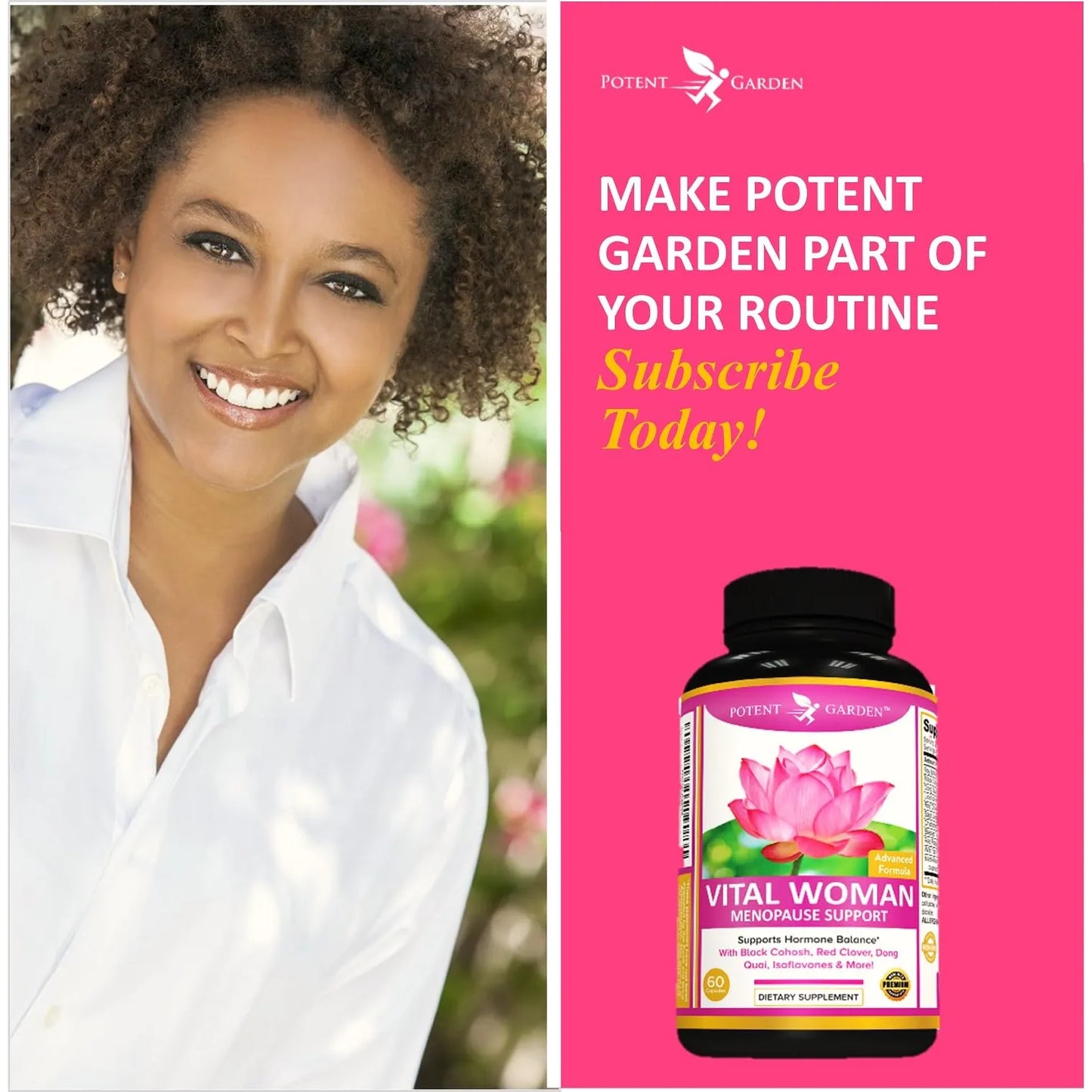 Suplemento Menopausia Cohosh Negro Isoflavonas Soja Alivia Sofocos Sudores Nocturnos 60 Capsulas