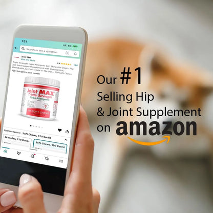 Masticables Hipoalergénicos Para Perros Con Glucosamina Condroitina Y MSM Triple Strength