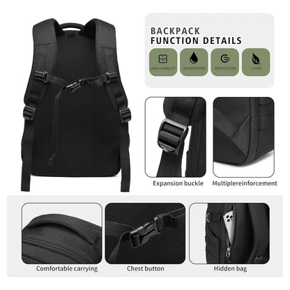 Wotony Mochila Tactica Militar Hombre Resistente 25L Sistema Molle