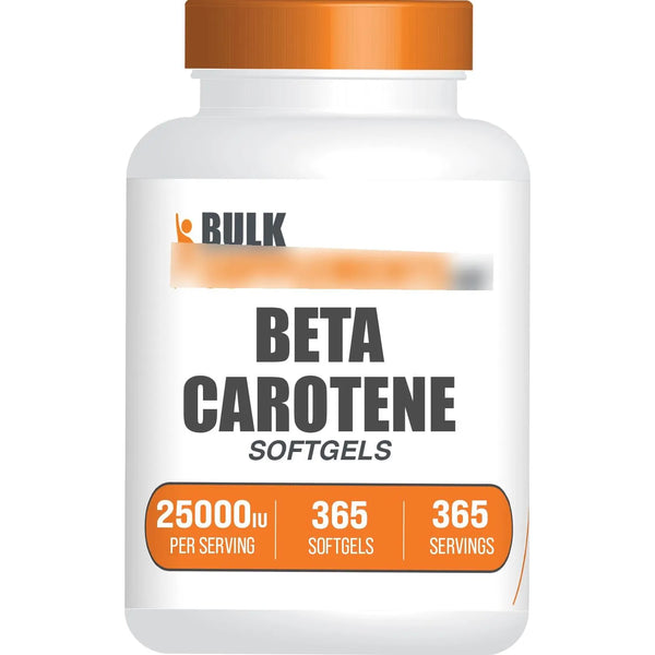 Beta Caroteno 25000 UI Capsulas Blandas Soporte Ocular 365 Unidades