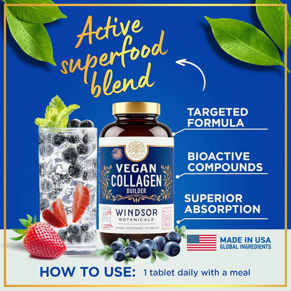 Potenciador De Colageno Vegetal Suaviza Arrugas Fortalece Piel Cabello Uñas