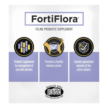 Suplemento Nutricional FortiFlora Para Gatos Con Probióticos Y Vitaminas Purina