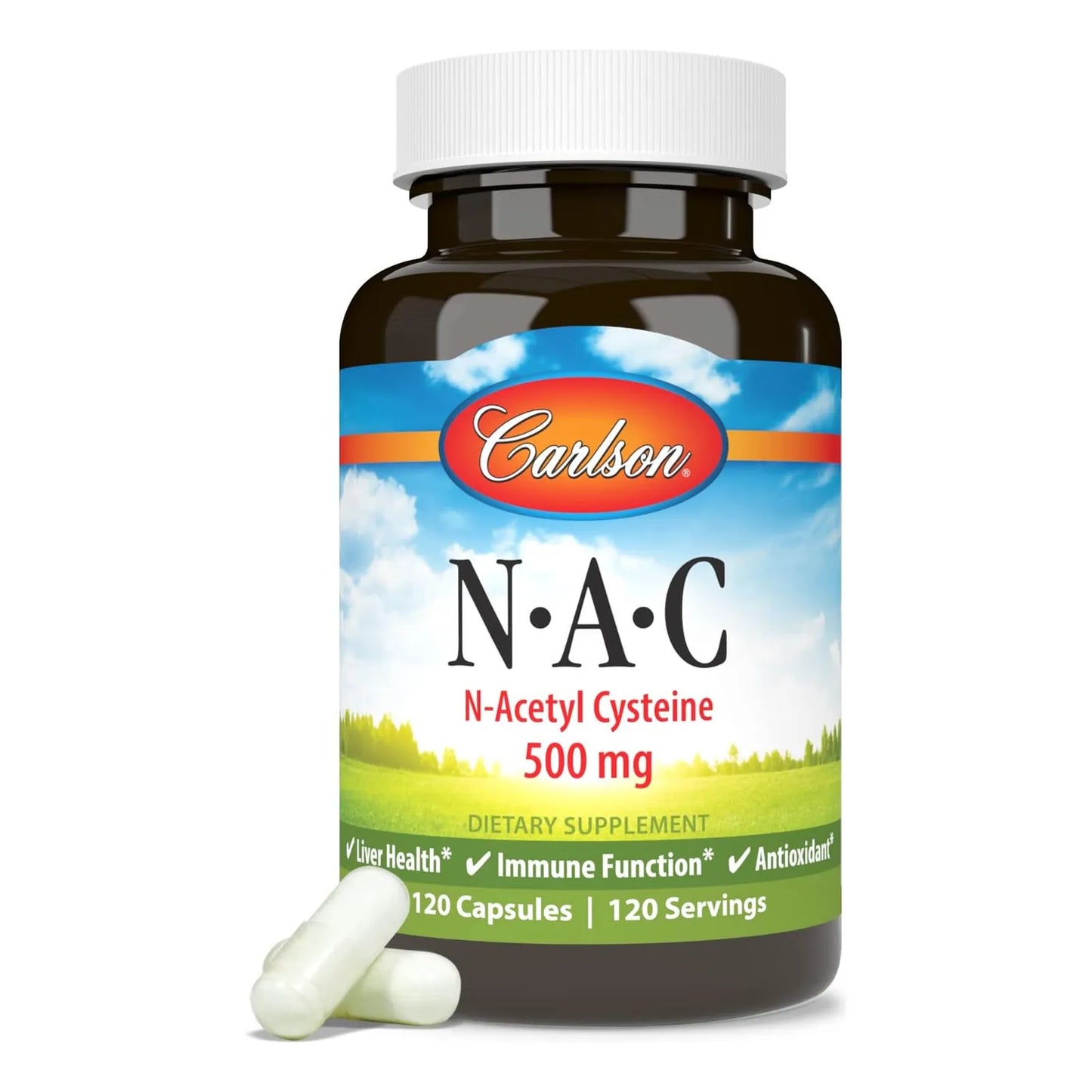 N Acetil Cisteina 500 Mg 120 Capsulas Antioxidante Salud Hepatica E Inmune