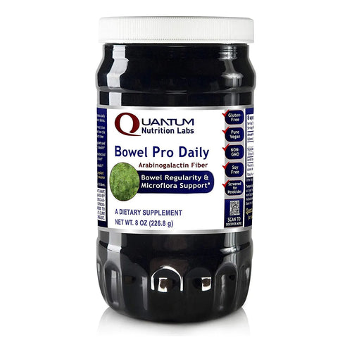 Polvo Prebiótico Orgánico QNL Bowel Pro Daily 8 Onzas Para Salud Digestiva E Inmunológica