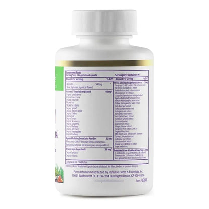 Quercetina 90 Capsulas Antioxidantes Paradise Herbs Refuerza Inmunidad Y Salud