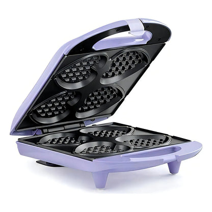Waflera Electrica Holstein Housewares Wafflera Mshf 09031R Antiadherente Lavanda 110V