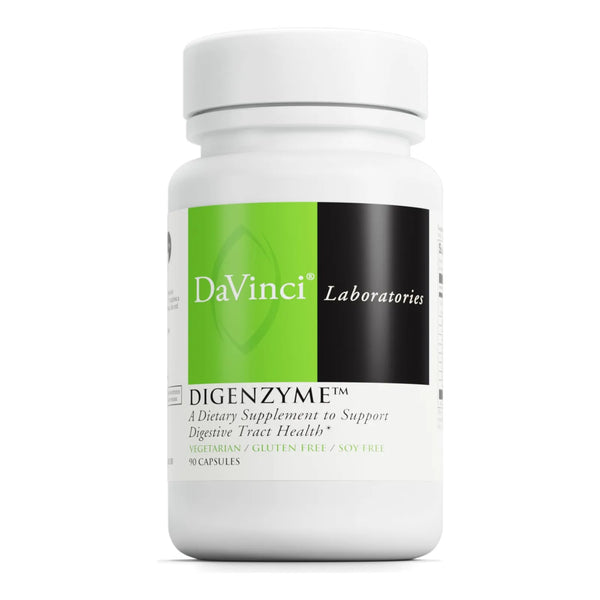 Capsulas Digenzyme 90 Unidades Suplemento Digestivo Sin Gluten Vegetariano