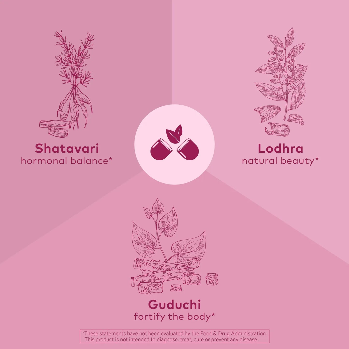 Capsulas Organicas Equilibrio Hormonal Femenino Salud Reproductiva Ayurvedico Certificado USDA