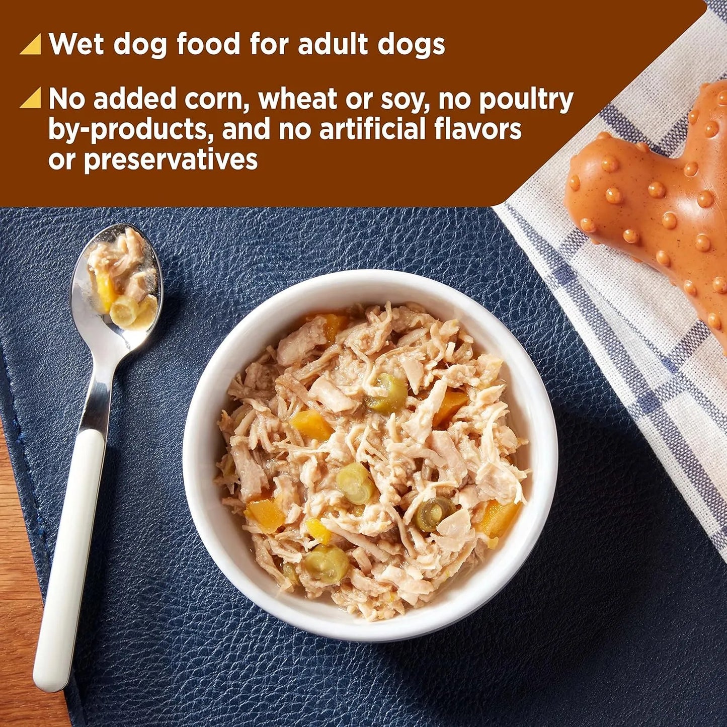 Alimento Humedo Sin Cereales Para Perros Sabor Pollo Y Pavo Nature’s Recipe Pack X12