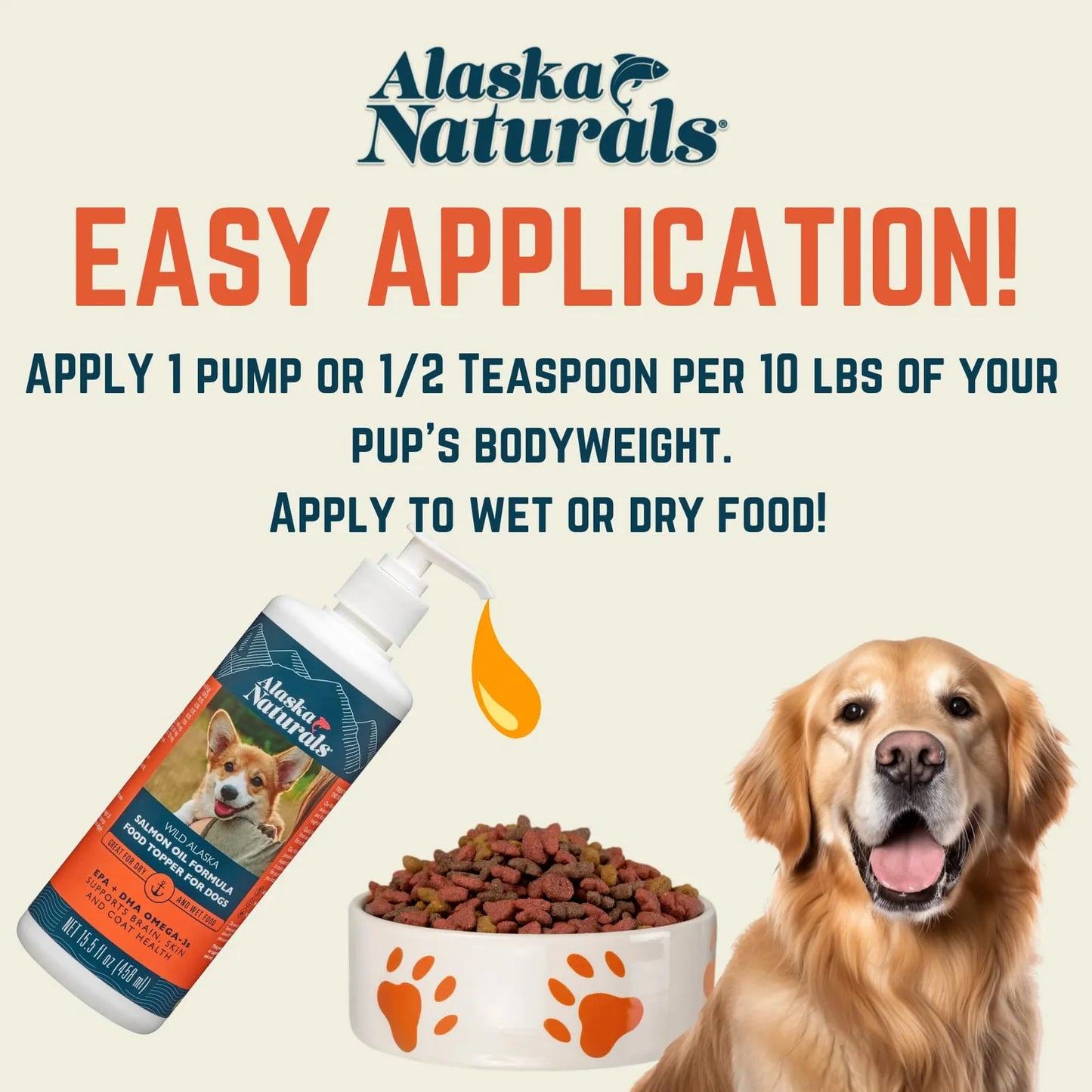 Aceite De Salmón De Alaska 250 Ml Rico En Omega 3 Para Perros Salud Cognitiva Y Pelaje Brillante