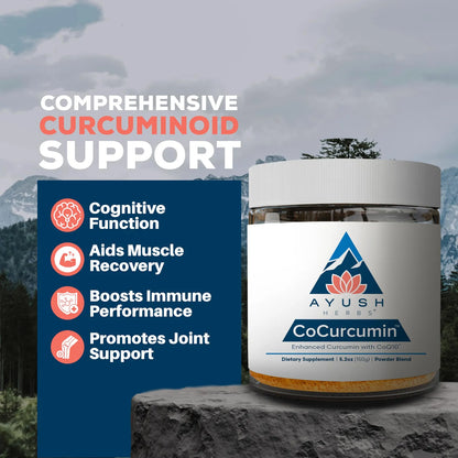 Cocurcumina En Polvo Altamente Absorbible Apoyo Articular Y Cognitivo 5.2 Onzas