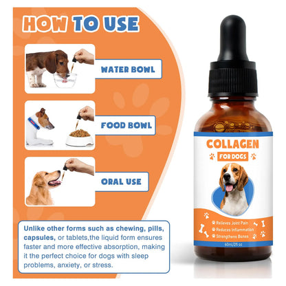 Colágeno Líquido Para Perros Mejora Articulaciones Y Piel 2 Pack