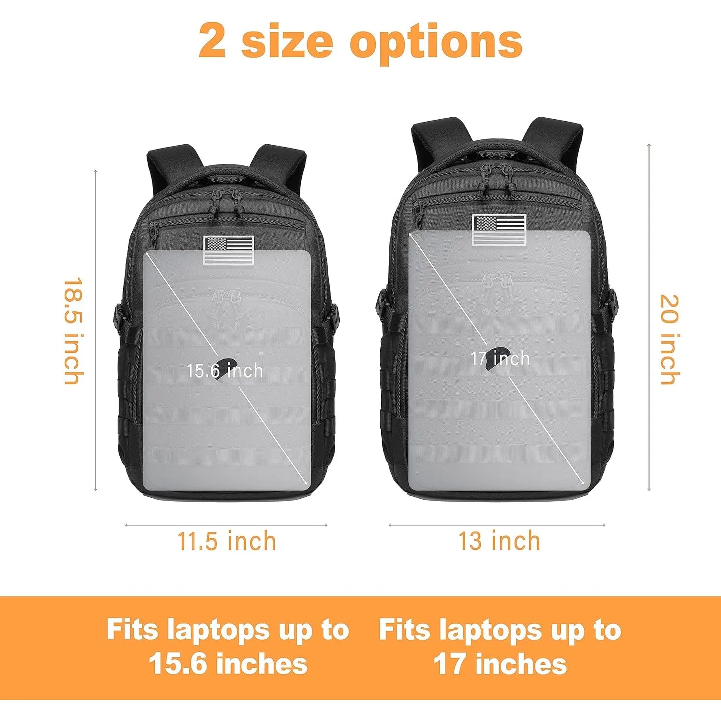 Wotony Mochila Tactica Militar Hombre Resistente 25L Sistema Molle