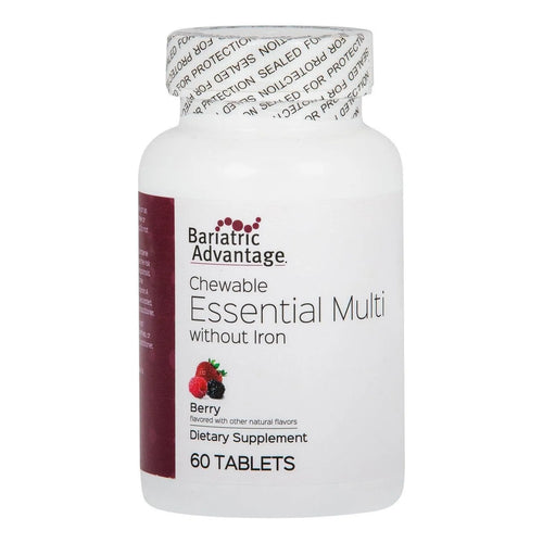 Multivitaminico Esencial Sin Hierro Para Pacientes Bariatricos 60 Tabletas Sabores Deliciosos