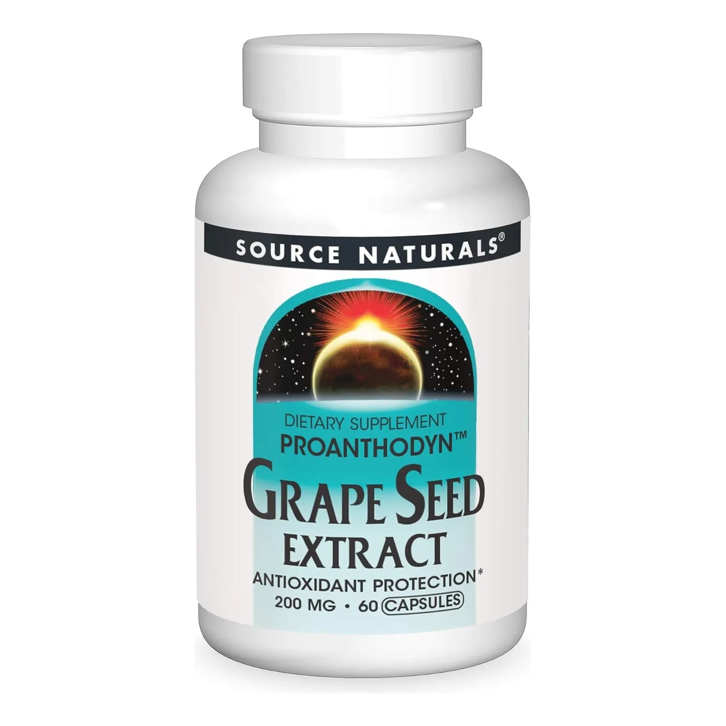Extracto De Semilla De Uva Proanthodyn Antioxidante 200 Mg Source Naturals 60 Capsulas