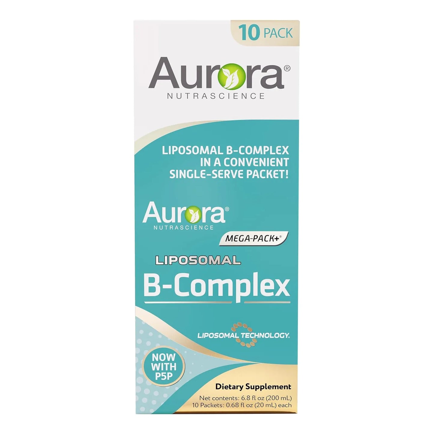 Complejo B Megaliposomal Con Vitamina C Aurora Nutrascience Energía E Inmunidad