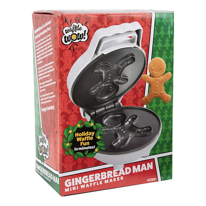 Mini Gofrera Hombre Pan Jengibre Cocina Facil Divertida Decoracion Navidad