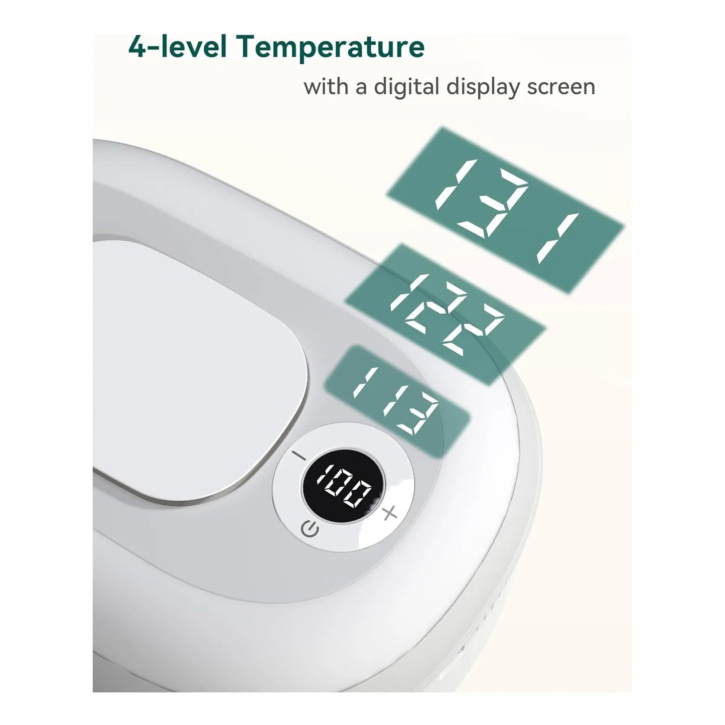 Calentador Y Dispensador De Toallitas Húmedas Para Bebés Con Luz Nocturna Y Control De Temperatura
