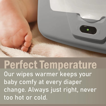Calentador De Toallitas Húmedas Para Bebés Con Dispensador Temperatura Perfecta