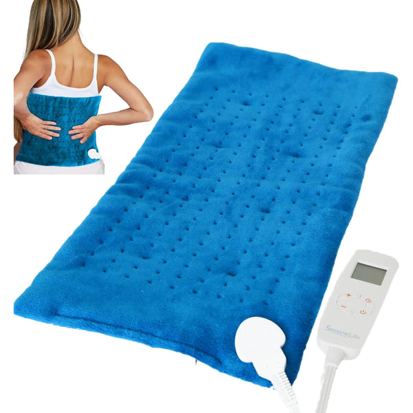Almohadilla Termica Electrica Grande Para Aliviar Dolores Musculares Y Menstruales