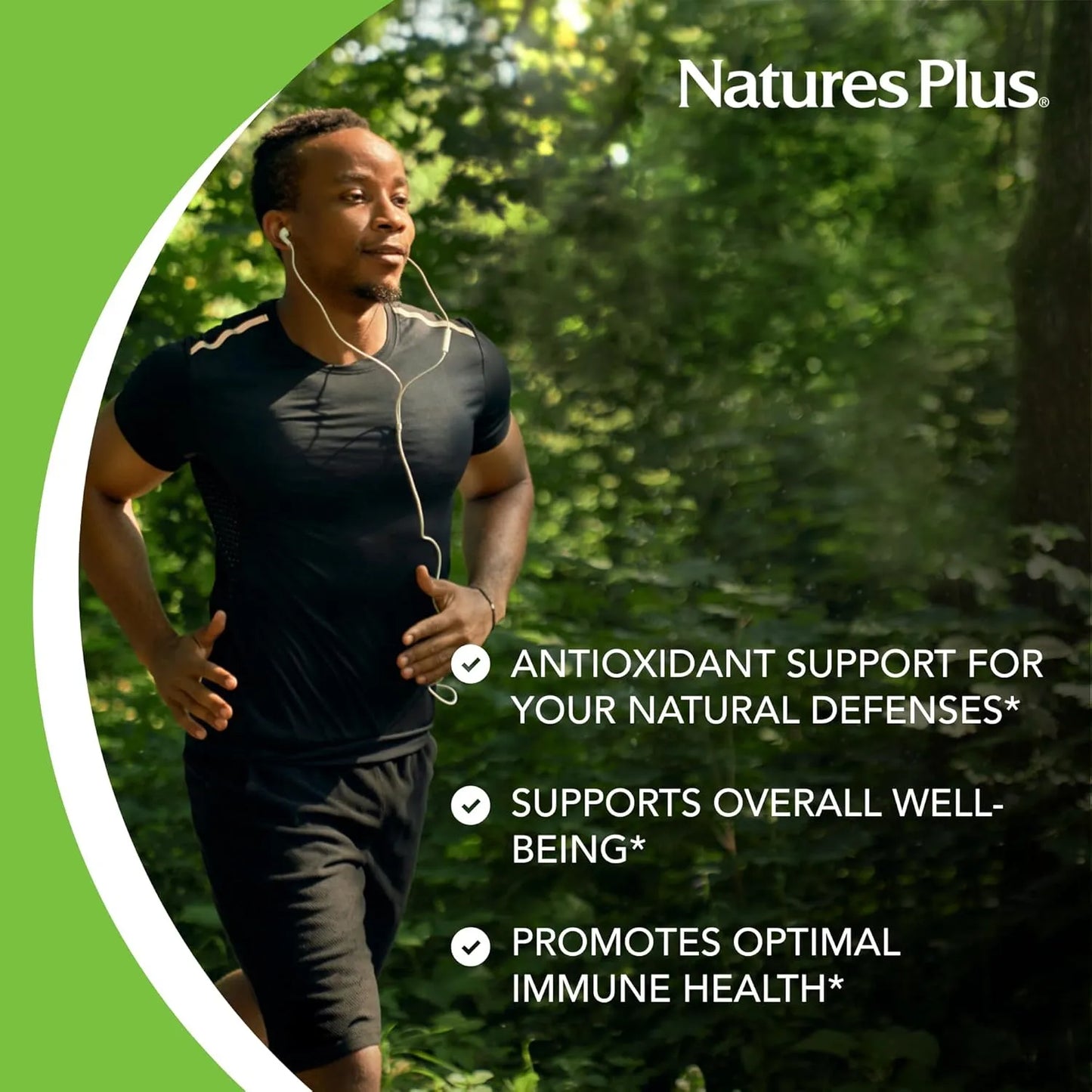 Microcristales Vitamina C NaturesPlus 8 Onzas Paquete Doble Antioxidante Salud Inmunológica