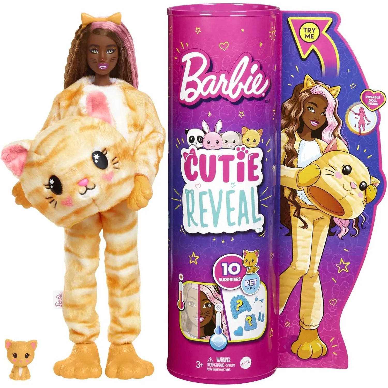 Barbie Cutie Reveal Muñeca Peluche 29 Cm - Imagen 1