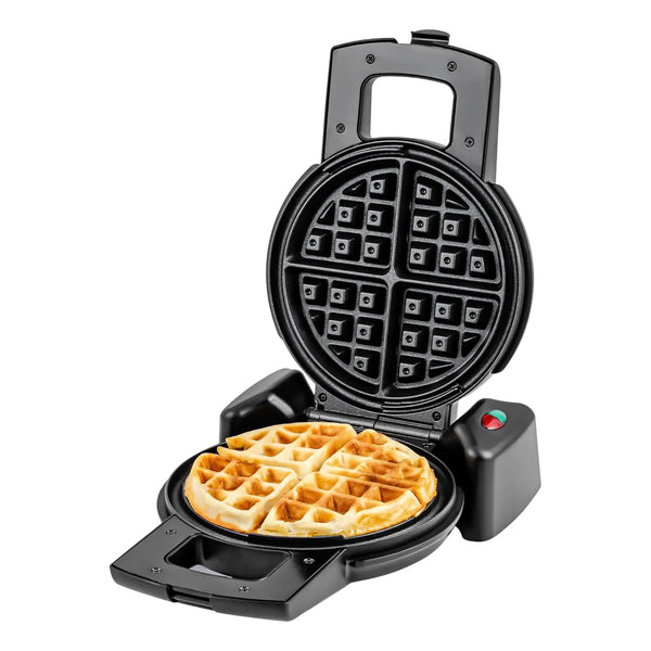 Gofrera Belga Ovente Con Platos Antiadherentes Rotación 180° Para Waffles Perfectos