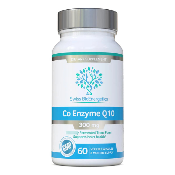 Coenzima Q10 300mg 60 Capsulas Forma Trans Fermentada Naturalmente Superior