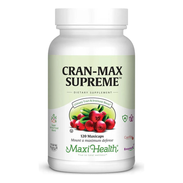 Capsulas Cranmax Supreme Salud Urinaria Refuerzo Inmune 120 Unidades