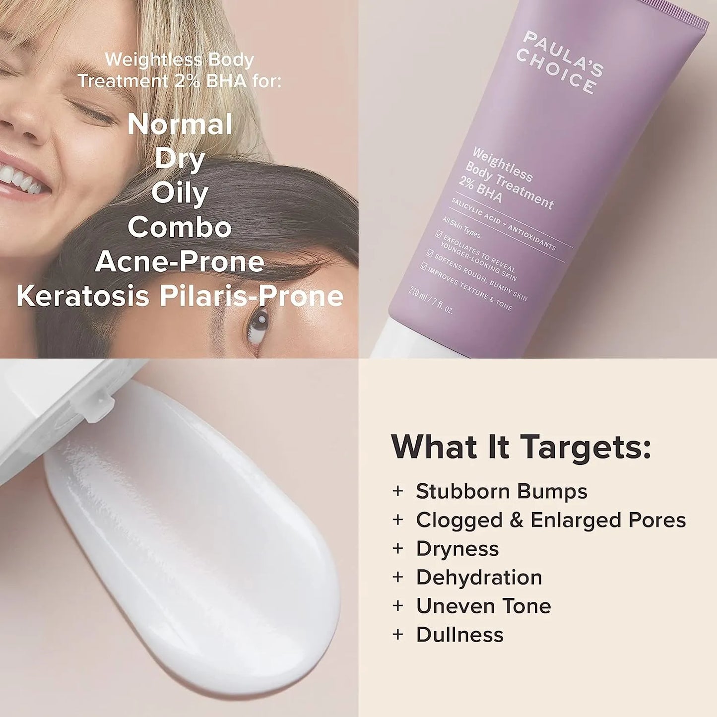 Tratamiento Corporal BHA 2 Paula's Choice Exfolia Hidrata Suaviza Piel