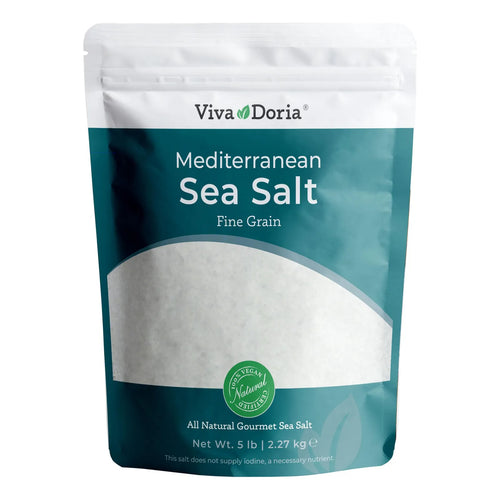 Sal Marina Mediterránea Grano Fino 5 Lb Pureza Y Sabor Único