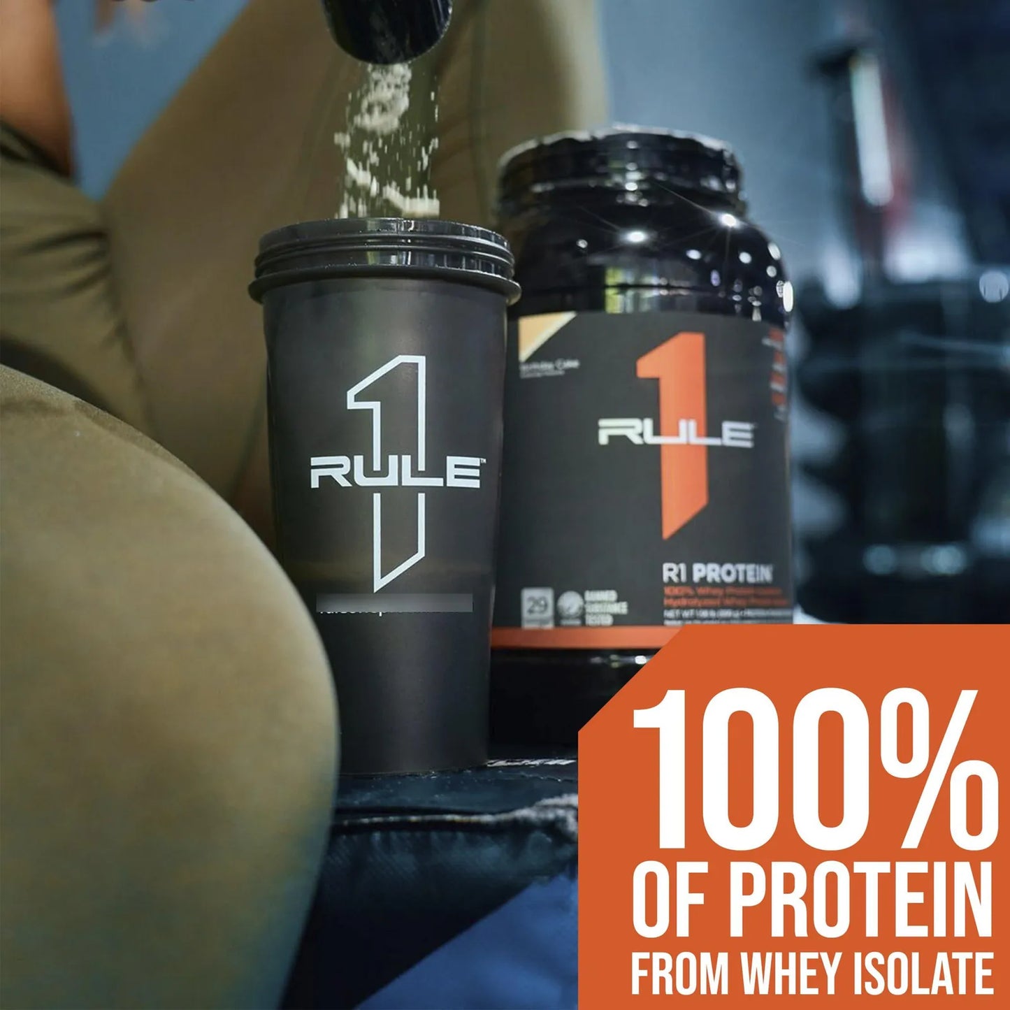 Proteína R1 Rule One 100 Aislada Hidrolizada Sabor Plátano 5 Lb
