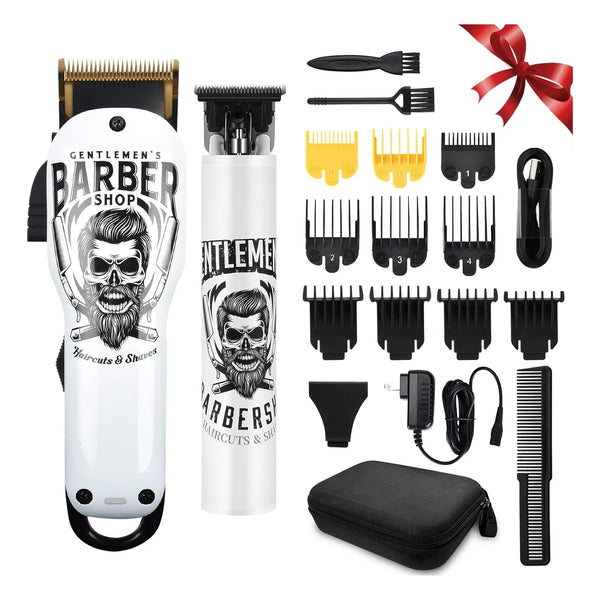 Recortadora De Pelo Profesional BestBomg Con Hoja Cerámica Y 21 Accesorios