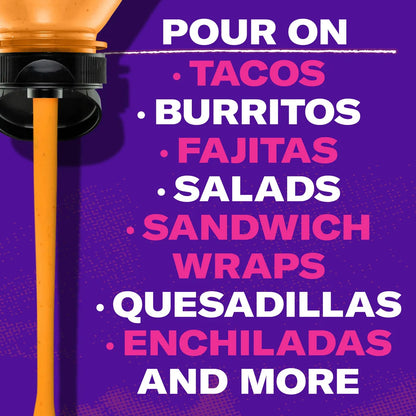 Salsa Cremosa De Chipotle Taco Bell 355 Ml Botella Sabor Auténtico Y Cremoso