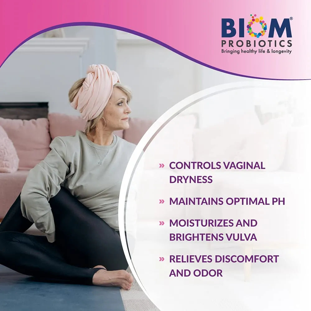 Gel Externo Vaginal VagiBiom Con Acido Hialuronico Y Glutation Hidrata Y Aclara
