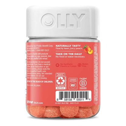 Omitas Olly Probiotic Prebiotic Digestivo Sabor Durazno  - Imagen 2