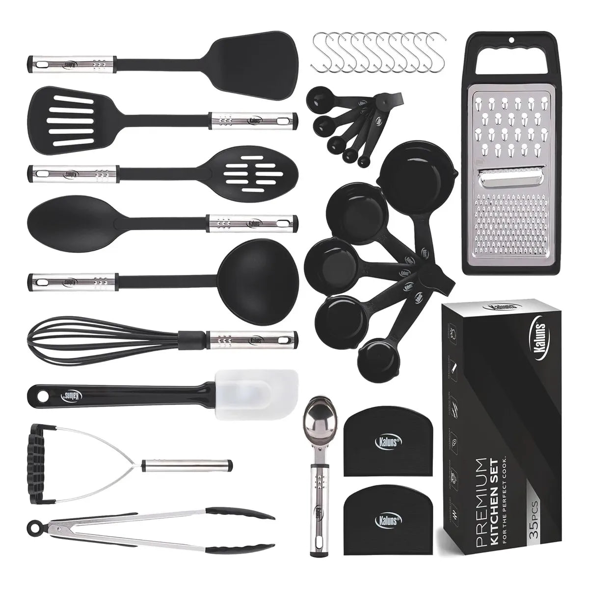 Juego De Utensilios De Cocina 24 Piezas Herramientas Profesionales Duraderas