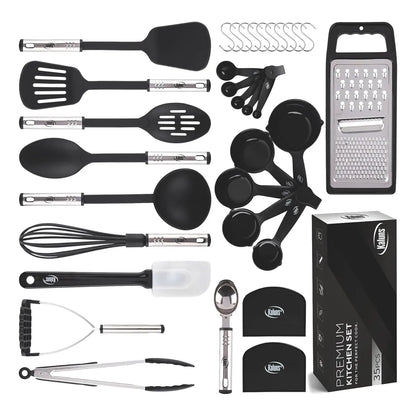 Juego De Utensilios De Cocina 24 Piezas Herramientas Profesionales Duraderas