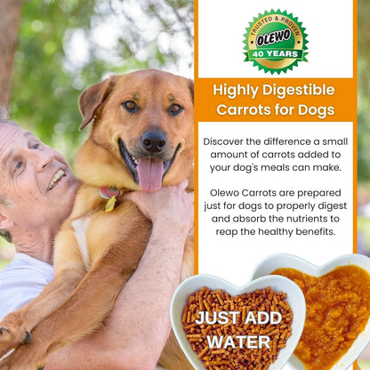 Olewo Zanahorias Deshidratadas 1 Kg Suplemento Digestivo Para Perros
