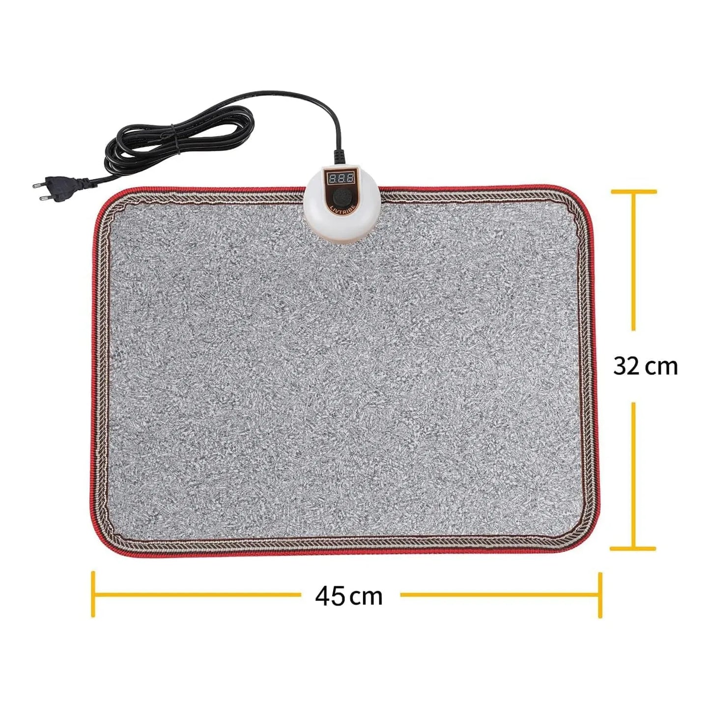 Alfombrilla Termica Electrica Para Pies 110V Calentador De Pies Con Control De Temperatura