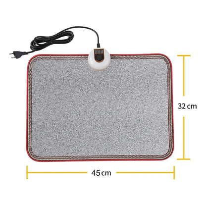 Alfombrilla Termica Electrica Para Pies 110V Calentador De Pies Con Control De Temperatura