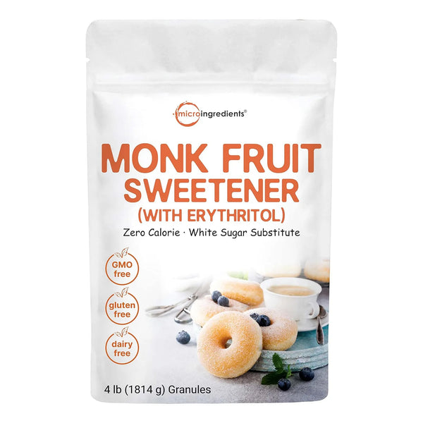 Edulcorante De Fruta De Monje Con Eritritol 1.81 Kg Endulza Sin Culpa
