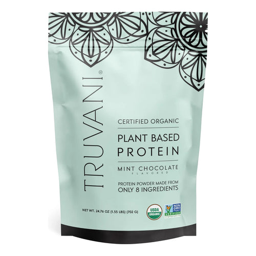 Proteína Vegana De Guisante Chocolate Menta 20 Porciones Orgánica Sin Gluten