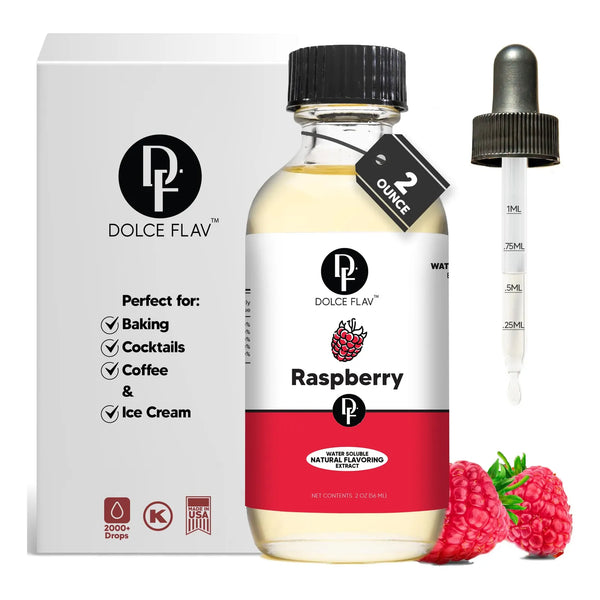 Extracto Natural De Frambuesa 60 Ml Kosher Sin Azucar Sabor Concentrado