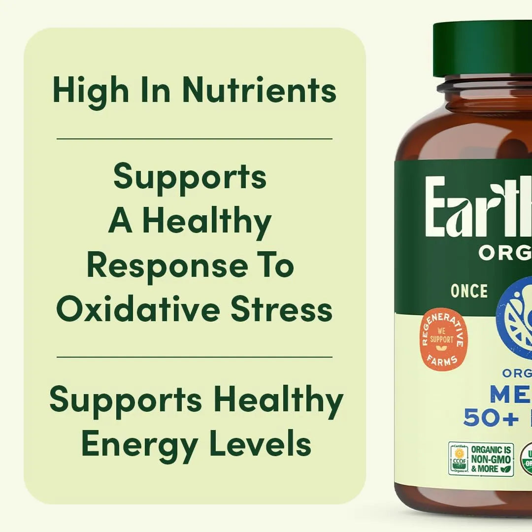 Multivitaminas Hombres 50+ 30 Tabletas Salud Prostata Huesos Energia